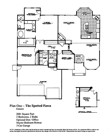 The Spotted Fawn Floor Plan